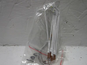 HO 10 White Modern Street Lamps with resistors-New! - Picture 1 of 2