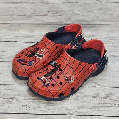 Zuecos todo terreno Crocs Team Spider-Man unisex niños grandes talla J6 Foto 1 de 4