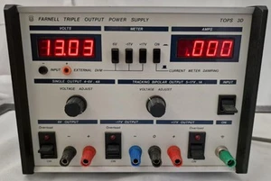 Farnell TOPS 3D Triple Output Linear Bench Power Supply - Picture 1 of 6