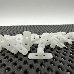 Chrom Leiste Clips Sacco Beplankung 10x Mercedes 190er W201 und W124 A0069887478 - Picture 1 of 3