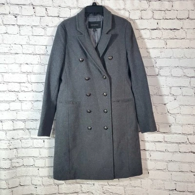 Enagua Banana Republic para mujer militar de doble pecho gris talla XS lana blanca Foto 1 de 4