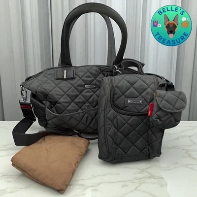 Storksak Bobby Bolsa de Pañales Bolsa de Botella Bolsa de Chupete Gris Cambiador Juego de 4 Piezas Foto 1 de 4