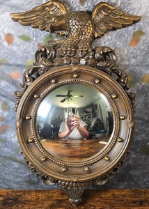 Vintage Dart Ind. Wandspiegel 4410 Adler konvex Bullauge 16x10 Kunststoff vielseitig - Bild 1 von 14