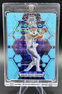 2023 Panini Mosaic • Amon-Ra St. Brown /15 Turquoise SP Mosaic Prizm 💥💎💥 - Bild 1 von 4
