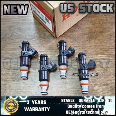 Inyectores de combustible X4 OEM NUEVOS para Honda Civic Si 2006-2011 2,0 L 16450-RBB-003 Foto 1 de 4