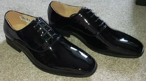 Men's M710AP Goor Formal Patent leather Black Shoes size 9. New with box. - Picture 1 of 9