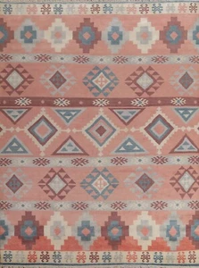 Pink Thick Plush Abstract Gabbeh Handmade 8'x10' Area Rug Wool Living Room Size - Picture 1 of 12