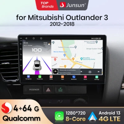 QualcommChip 4+64arplay Android Autoradio Für Mitsubishi Outlander 2012-2018 - Bild 1 von 4