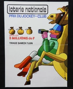 Affiche de la LOTERIE NATIONALE : Prix du Jockey-Club - Picture 1 of 1