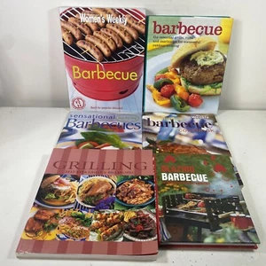 6 Lot Barbecue, Grilling, Marinades, Rubs Cookbooks Recipes - Picture 1 of 12