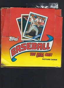 RARE 1988 Topps Baseball Cello TEST ISSUE Box 23 Packs 37 Card Jumbo Packs - Picture 1 of 2