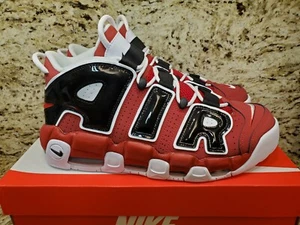Nike Air More Uptempo SIZE 11 Men's Bulls Pippen 921948-600 Chicago Red Black  - Picture 1 of 12