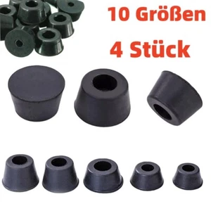 4 Stück Gummi-Möbelfüße Bein-Endkappen Pads Gummi-Anti-Rutsch-Bodenschutz - Bild 1 von 19