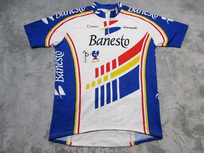 Camisa de motociclista Campagnolo Terry para hombre XL azul clima frío Banesto Nalini Foto 1 de 4