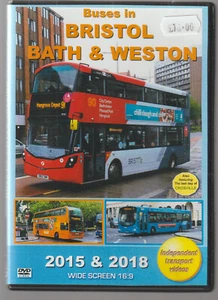 Buses In Bristol Bath & Weston 2015 & 2018 (DVD) Bus Transport DVD ~ D343 - Picture 1 of 3