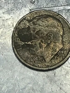 1997 P roosevelt dime, Errors | Misprint Mistruck Error - Picture 1 of 2