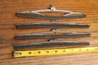 1950s 1960s wiper  blade sets, approx 9-9 1/4 in, from Mercedes Benz parts cache