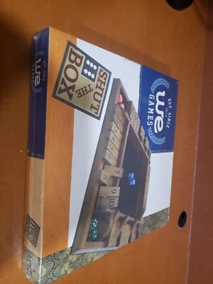 WE Games 4 Player Shut The Box(TM) Dice Game,Walnut Stained Wood, Large Size NEW - Image 1 of 4