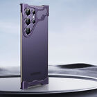 Étui cadre pour objectif pare-chocs métal aluminium Samsung S24 Ultra S23 Plus housse en verre