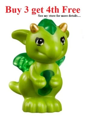 ☀️NUEVO LEGO Minifigura Minifigura Minifigura Animal Mascota Dragón Elfos (Floria)  Foto 1 de 2