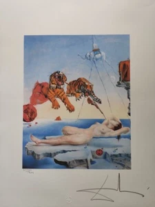Salvador Dali Signed -Dream Caused by the Flight of a Bee Around a Pomegranate - Picture 1 of 4