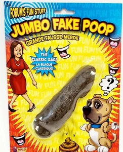 Jumbo Fake Poop - Jokes, Gags, Pranks - Fake Dog Doo - Very Realistic! - Picture 1 of 2