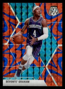 2019-20 Panini Mosaic Mosaic Blue Reactive #62 Devonte' Graham - Picture 1 of 2