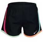 Nike Tempo Shorts Girls Black Neon Athletic Gym Dri Fit Size 6