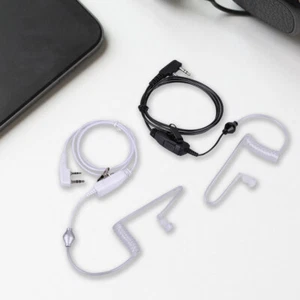 2 Pin Acoustic Tube In-ear Receiver/Listen Wired Headphones for Baofeng Kenwood - Zdjęcie 1 z 7