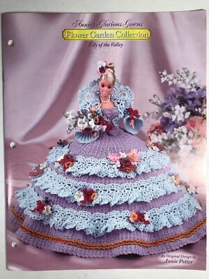 Annie's Glorious Gowns FLOWER GARDEN COLLECTION Crochet Pattern Lily Of The Vall - Image 1 of 3