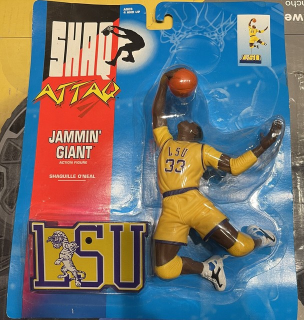 2 Orlando Magic Shaq Shaquille O'Neal NBA Basketball Action Figures Kenner