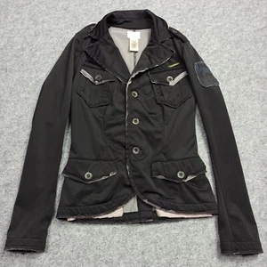 Giacca Diesel donna jersey taglia S grigio poliammide nylon bottoni blazer small - Foto 1 di 16