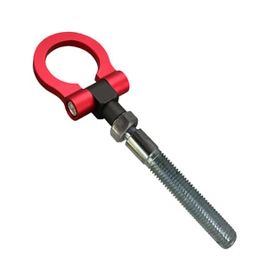 Red Reversed Tow Hook Fits for Ford Tesla Model 3 17-25, Tesla Model Y 20-25 - Picture 1 of 13