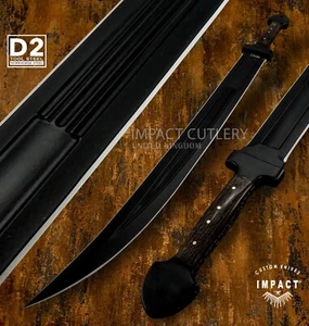 27.20" Custom Handmade Full Tang Fuller Sword by Impact Cutlery | Black Powder - Picture 1 of 20
