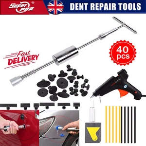Dent Repair Puller Lifter Car Body Kit Tool Paintless T-Bar Removal Hammer Slide - Picture 1 of 9