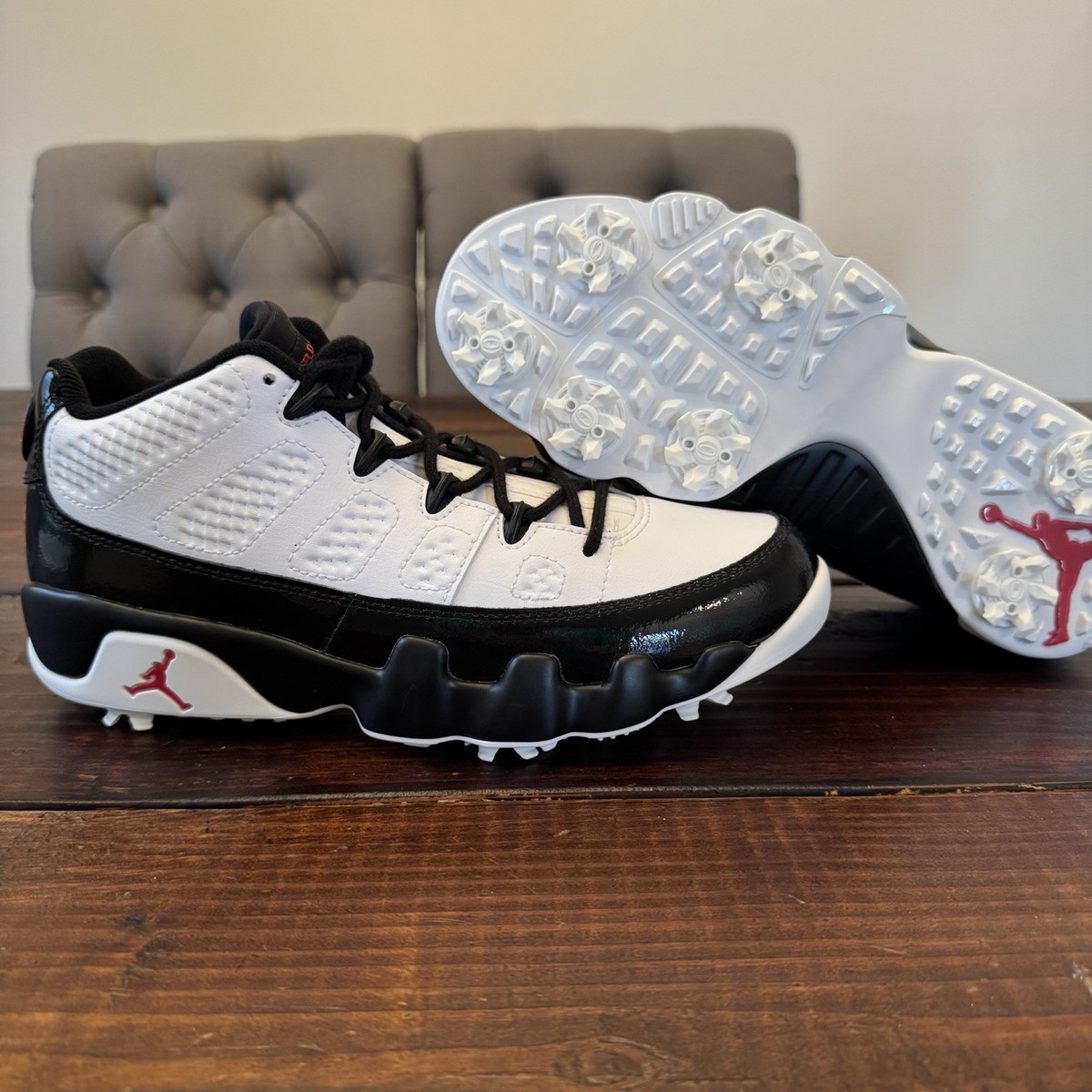Jordan 9 Golf Low White Black True Red for Sale Jordan 9 Golf Low White Black True Red for Sale