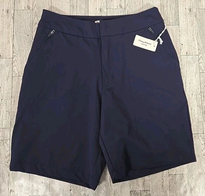 Tommy Bahama Bermudas Pantalones Cortos PEQUEÑOS Activos Azul Marítimo Mujer Bolsillos NUEVO Foto 1 de 4