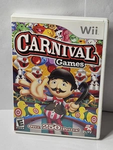 Carnival Games for Nintendo Wii 2007 Complete Game with Disc, Case, and Manual - Picture 1 of 9