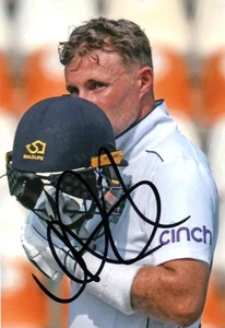 INGLATERRA CRICKET: JOE ROOT FIRMADO 6x4 PRUEBA SIGLO FOTO DE ACCIÓN + CERTIFICADO DE AUTENTICIDAD **PRUEBA** - Imagen 1 de 2