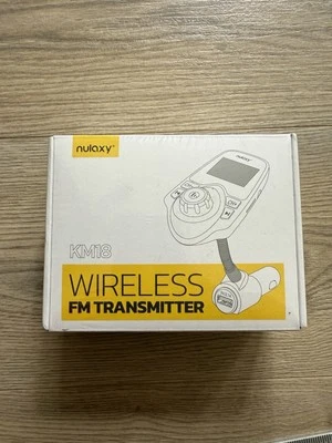 Transmisor FM inalámbrico Bluetooth para automóvil Nulaxy KM18 - negro Foto 1 de 2