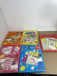 Jingo Bingo Stil Klassenzimmer Bildungsspiel Halloween Mathe Valentinstag Geographie - Bild 1 von 7