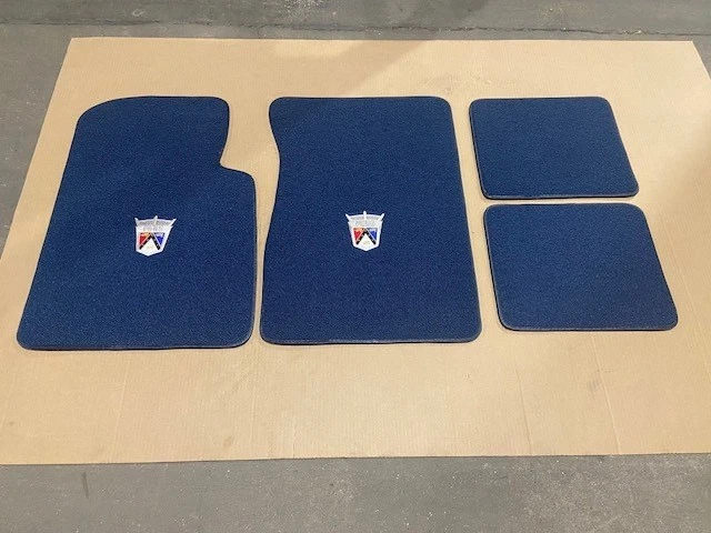 Alfombrilla Ford Galaxie 1965-1967 4 piezas bucle azul oscuro Foto 1 de 3