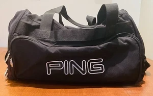 Vintage Ping Golf schwarz Seesack Beuteltasche Fitnessstudio Umkleideraum Reise klassisch CarryAll - Bild 1 von 4