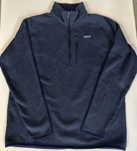 Patagonia - XL Better Sweater 1/4 Zip Pullover - Blue - Men's Size X-Large - Picture 1 of 5
