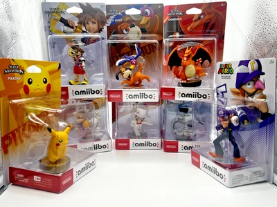 Nintendo Amiibos - NUEVO - ¡Sora, Charizard, Duck Hunt y más! ¡TÚ ELIGES! Foto 1 de 4