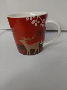 STARBUCKS 14 oz DEER Ceramic Coffee Mug - Picture 1 of 7