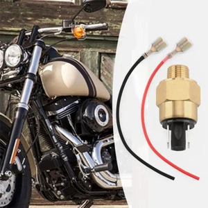 Fits For Harley Motorcycle Stoplight Switch Brake Light Switch W/2 Cables 10mm - Picture 1 of 9