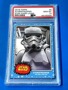 2019 Topps Star Wars Living Set #4 Stormtrooper PSA 10 Gem Mint 0594 - Picture 1 of 2