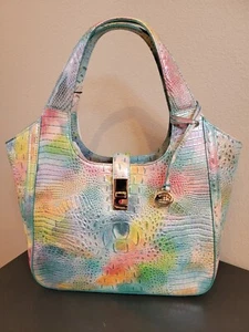 NWT BRAHMIN EXCLUSIVE SMALL CARLA “GELATO” MSRP 385 - Picture 1 of 8