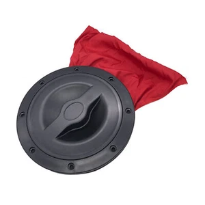 6'' ID Marine Boat Kayak Hatch Cover Deck Plate Kit Red Storage Bag With Screws - Picture 1 of 6